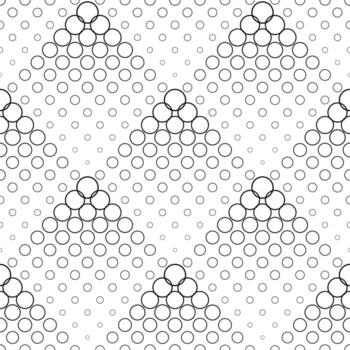 sin costura monocromo circulo modelo antecedentes - resumen gráfico diseño vector