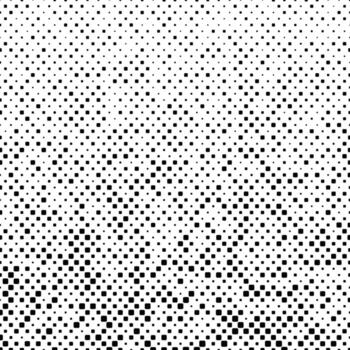 Random black and white geometrical diagonal square pattern background design - abstract illustration with squares vector