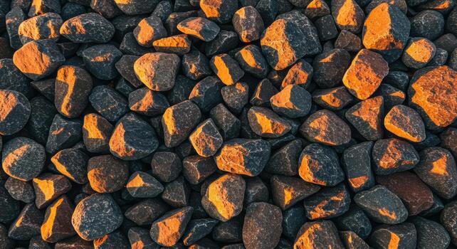 Patterned Ground of Small Pebbles photo