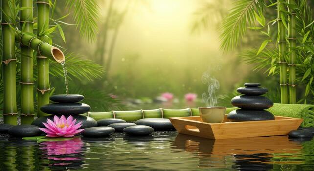 Soft Light over Tranquil Waters photo