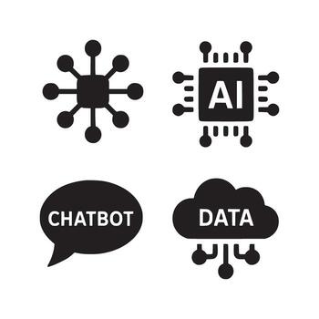 chatbot, datos, charlar, datos, chatbot, datos, chatbot, datos, vector