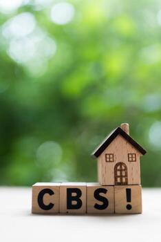 CBS is acronym Cell Broadcast Service, emergency warning system that sends a warning message directly to the screen of every mobile phone in the incident area via mobile signal towers photo