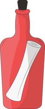 Pirate Object Isolated on White Background vector