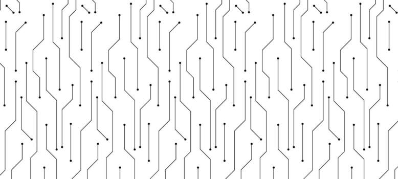 circuito tablero textura antecedentes. computadora tarjeta madre con un chip, procesador, y semiconductor. tecnología conectado líneas con electrónica elementos vector