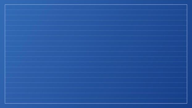 Blueprint background on blue paper with graph grid lines. This blueprint bg is used for architecture plans, technical drawing layouts, and project design charts. vector