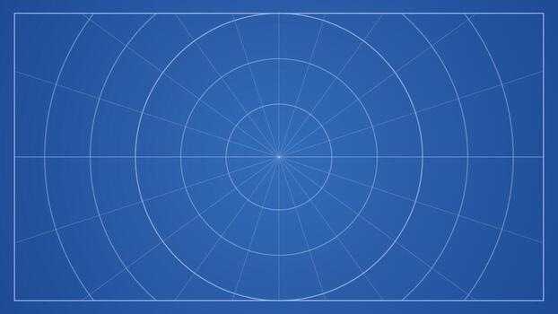 Blueprint background with graph grid and lines on blue paper. This blueprint bg is used for architecture planning, building layouts, and project drawings. vector