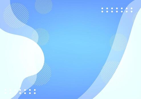 Abstract Blue Background with Geometric Shapes and Lines Design. vector