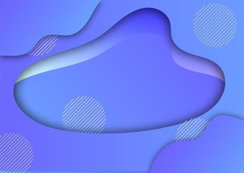 Abstract Fluid Shapes with Geometric Elements. vector