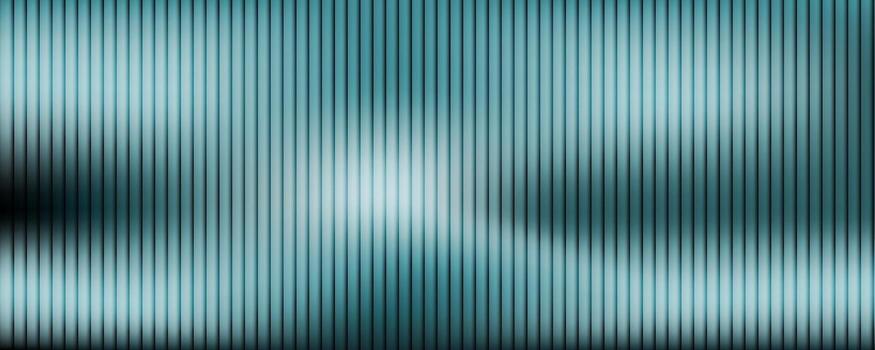 Modern abstract background with vertical lines, gradient in aquamarine tones. Smooth and flowing aesthetic, fractal glass background vector