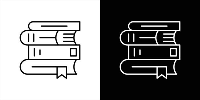 stacked of success icon. contain bold book stack celebrating knowledge, literacy, power of lifelong learning in every format and form thin line style icon vector