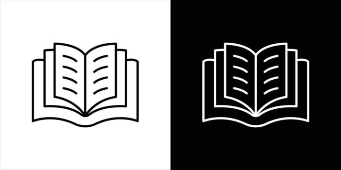 the living library icon. contain open textbook representing unlimited access to learning, literacy, academic exploration for every curious mind thin line style icon vector