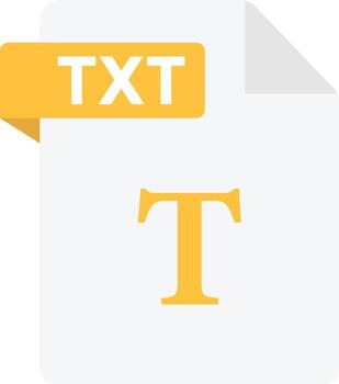 File format extensions. TXT file format document icons. document extension symbols. web format information. vector