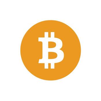 Bitcoin Symbol Depicted in Orange Circle Creating Iconic Cryptocurrency Representation for Digital Financial Transactions vector
