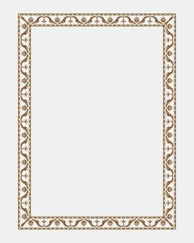 Decorative botanical frame and text box border collection with square, round, and unique shapes vector
