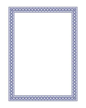 Modern geometric frame and border set for graphic design, invitations, and presentation covers vector