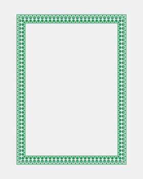 Frame concept text box square set plant floral and custom shape art border, cover element vector