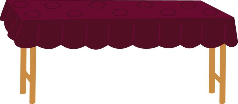 Single table graphic design on a white background vector