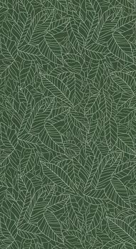 resumen verde hoja modelo con delicado blanco líneas foto