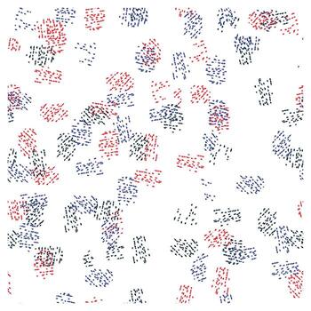 A Colorful, hand drawn line art and dot print, abstract pattern of scattered dots in pink, white, yellow, and teal against a dark background, creating a vibrant, playful effect. vector