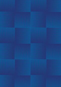 Blue outline pattern background with vertical and horizontal shapes vector