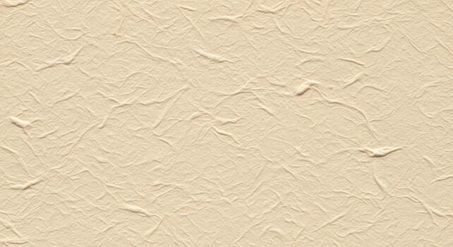 Textured Beige Handmade Paper with Subtle Wrinkles and Fibers photo