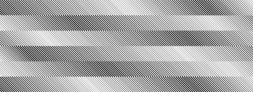 diagonal raya trama de semitonos degradado textura. oblicuo línea gradación antecedentes. negro y blanco paralelo inclinado fondo de pantalla. repetido a rayas modelo fondo. resumen efecto concepto vector
