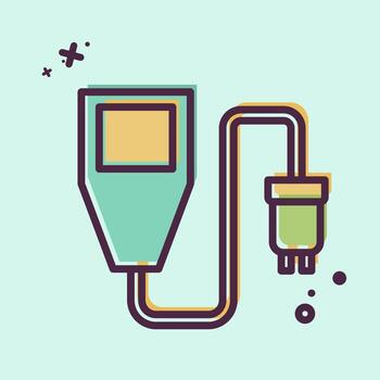 icono suelo humedad sensor. relacionado a sensores símbolo. mbe estilo. diseño editable vector