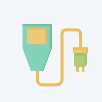 icono suelo humedad sensor. relacionado a sensores símbolo. plano estilo. diseño editable vector