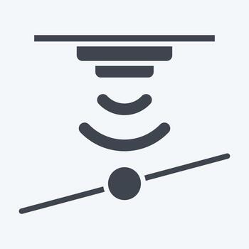 Icon Tilts Sensor. related to Sensors symbol. glyph style. design editable vector