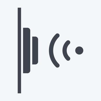 Icon Proximity Sensor. related to Sensors symbol. glyph style. design editable vector