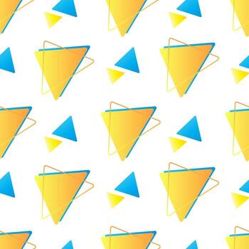 Minimalist cute pattern geometric design perfect for 80s themed projects, pop art visuals vector