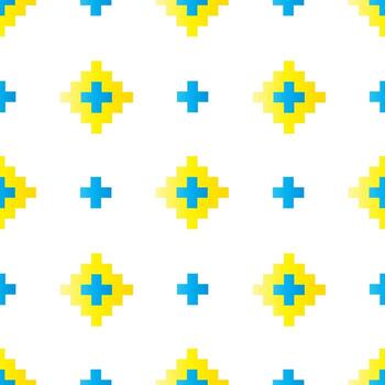 Retro pixel style 80s-90s. Minimalist pattern geometric design perfect for 80s themed projects, pop art visuals, vaporwave aesthetics, wallpapers, posters, and editorial design. vector