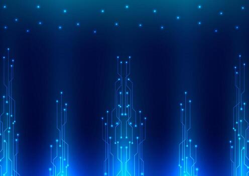 digital tecnología circuito antecedentes. diseño para futurista red datos resumen conexiones tarjeta madre circuito tablero. vector