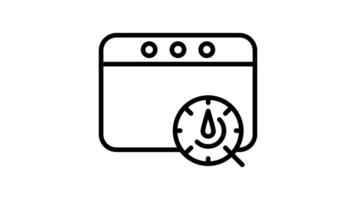 Animated Website Speed Optimization Concept video