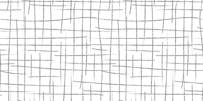 Intersecting lines minimalist background. Geometric monochrome criss cross seamless pattern. Black strokes of charcoal. Abstract grunge textured. vector