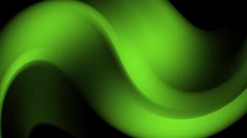 abstrakt bakgrund med ljus grön strömmande vågor, perfekt för konstnärlig mönster, trogen koncept, teknologi teman, eller dynamisk bilder. video