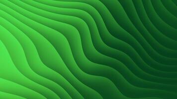 grön abstrakt vågig rader för bakgrunder, Kartor, och design projekt. topografisk kontur mönster för digital konst eller naturinspirerad bilder. video
