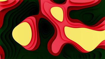 vibrant abstract layered background animation 3d fluid loop video