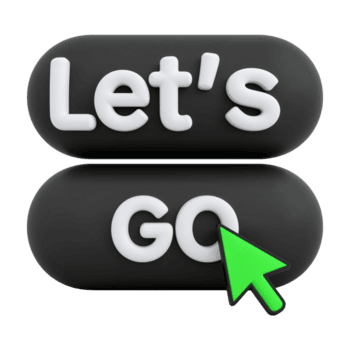 motivazionale invito con testo e cursore clic su il pulsante con isolato trasparente png