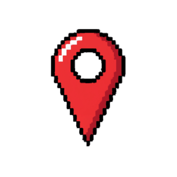 pixelizada navegação ponteiro vividamente exibindo retro digital estético em minimalista configuração png