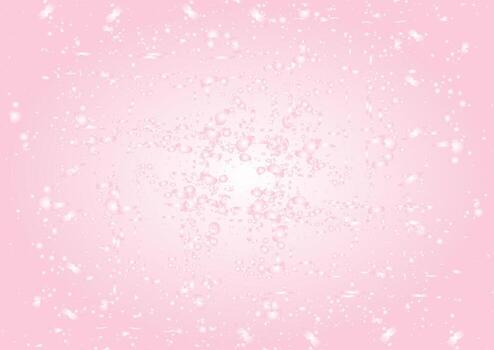 Abstract pink bubbly background with sparkling accents, pink background with Bubbles. vector