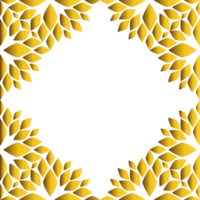mínimo oro marco png
