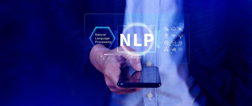 NLP concept, natural language processing, neural network, nlp coaching, neuro linguistic programming, AI Artificial intelligence, data science, nlp photo