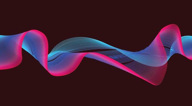 ondulado mezcla curvo líneas antecedentes degradado diseño resumen ilustración vector