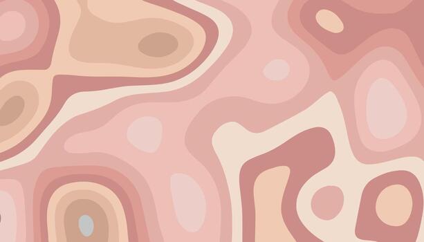 Soft Pastel Abstract Topographic Layered Shape Pattern vector