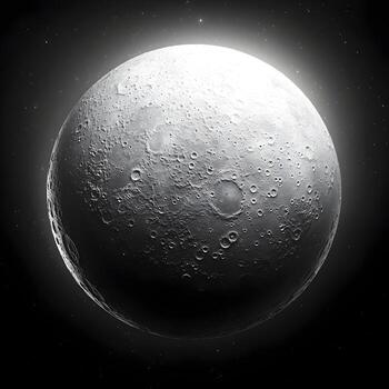 The moon is shown in this image photo