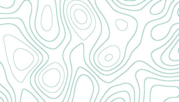 Minimal Abstract Teal Topographic Contour Line Pattern vector