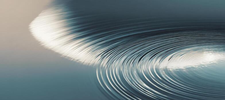 Muted Abstract Background with Concentric Ripple Patterns and Motion Blur photo
