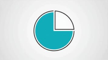 Animated Pie Chart, Data Visualization Loop video