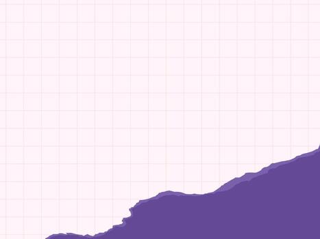 Dynamic Design Template with Abstract Purple Rip and Graph Paper Texture vector